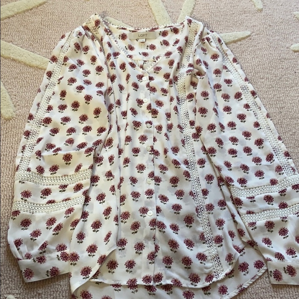 Loft Button-up Blouse